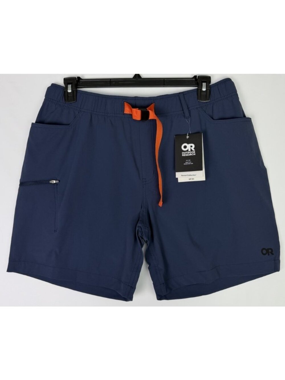 Outdoor Research Shorts Mens XXL Naval Blue Belted Ferrosi 7" Inseam